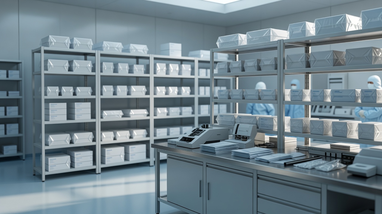 MKM storage and packaging room